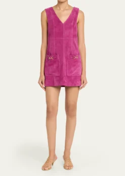 Ulla JohnsonSloane Suede Mini Dress