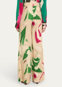Ulla JohnsonUJ x Lee Krasner Mitchell Wide-Leg Pants