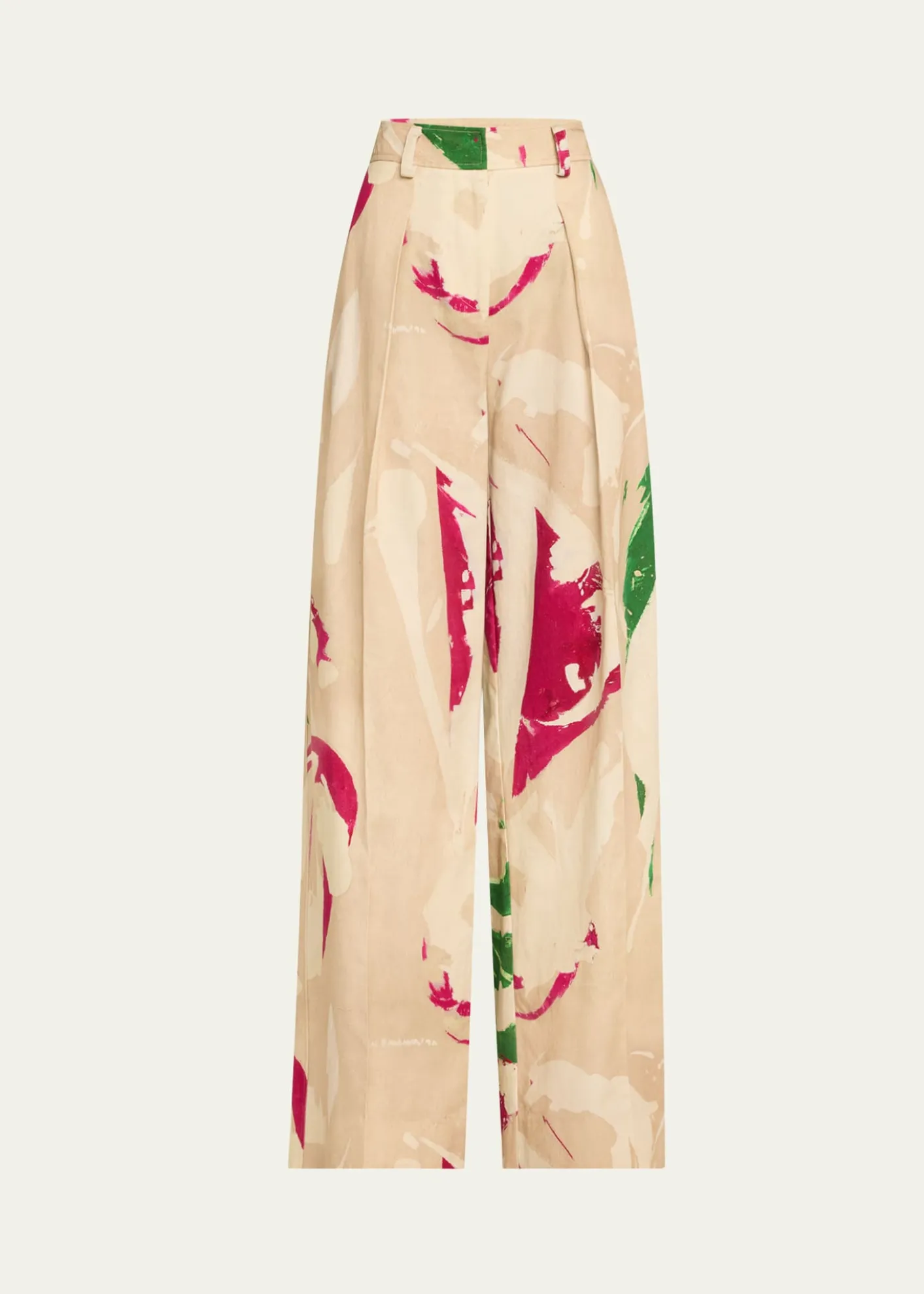 Ulla JohnsonUJ x Lee Krasner Mitchell Wide-Leg Pants