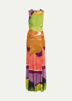 Ulla Johnsonx Helen Frankenthaler Lana Sleeveless Jersey Maxi Dress
