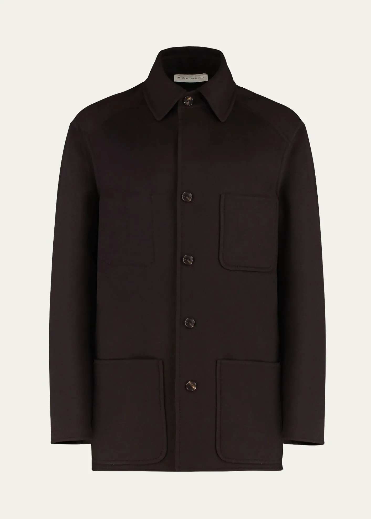 Umit BenanMen's Pitt Double-Faced Merino Wool Jacket