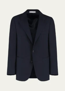 Umit BenanMen's Super 120s Wool Single-Breasted Blazer