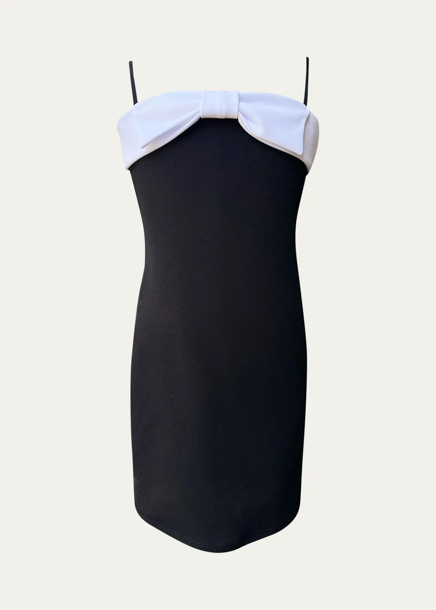 Un Deux TroisGirl's Crepe Bow Front Dress, Size 7-16
