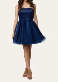 Un Deux TroisGirl's Satin & Tulle Party Dress, Size 7-16