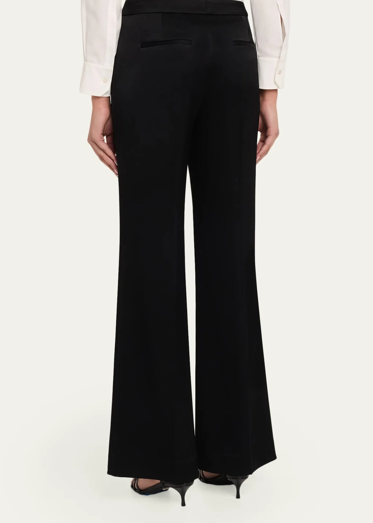 UngaroKyra Flare-Leg Satin Pants