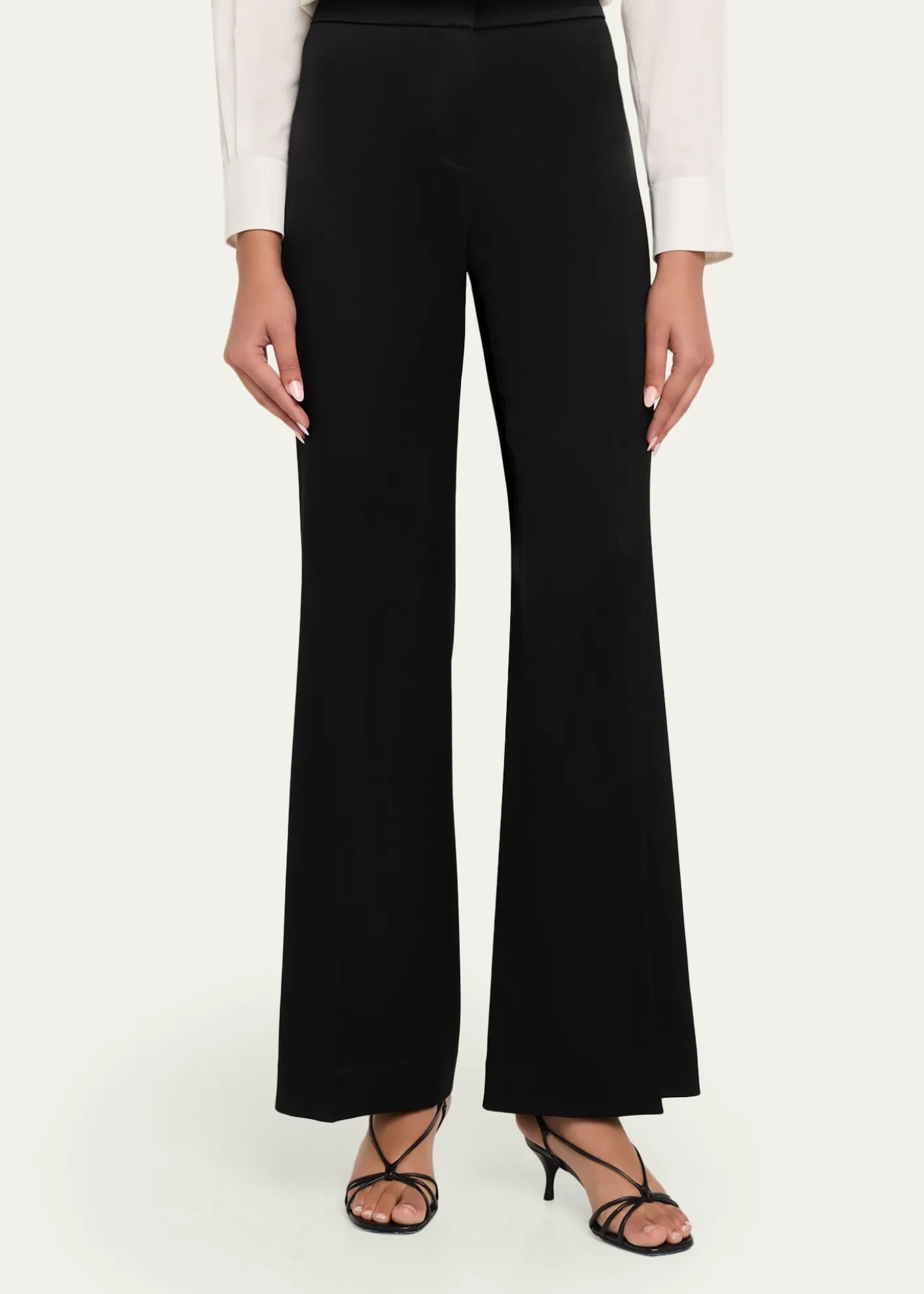 UngaroKyra Flare-Leg Satin Pants