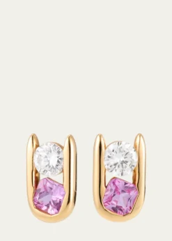 Uniform ObjectMajor Impact Diamond and Gemstone Stud Earrings