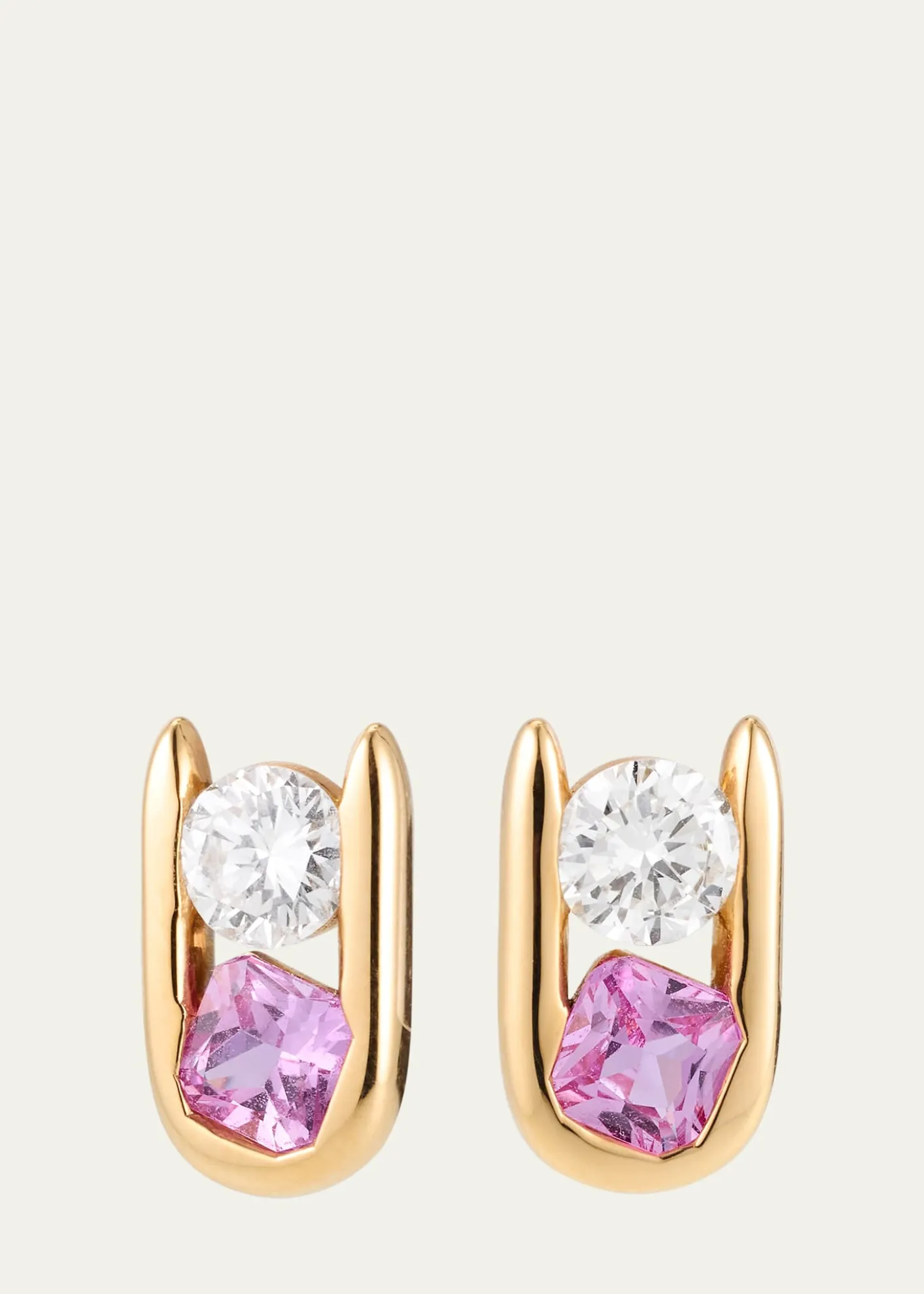 Uniform ObjectMajor Impact Diamond and Gemstone Stud Earrings