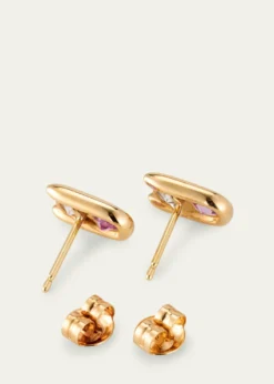 Uniform ObjectMajor Impact Diamond and Gemstone Stud Earrings