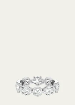 UnsaidArmor Eternity Diamond Band in 18K White Gold