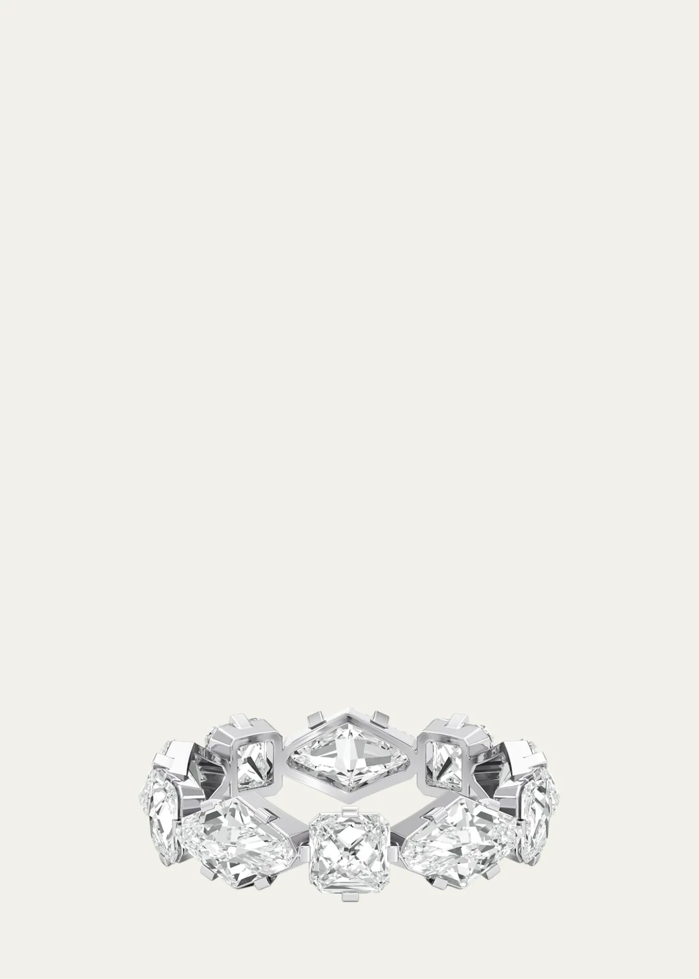 UnsaidArmor Eternity Diamond Band in 18K White Gold