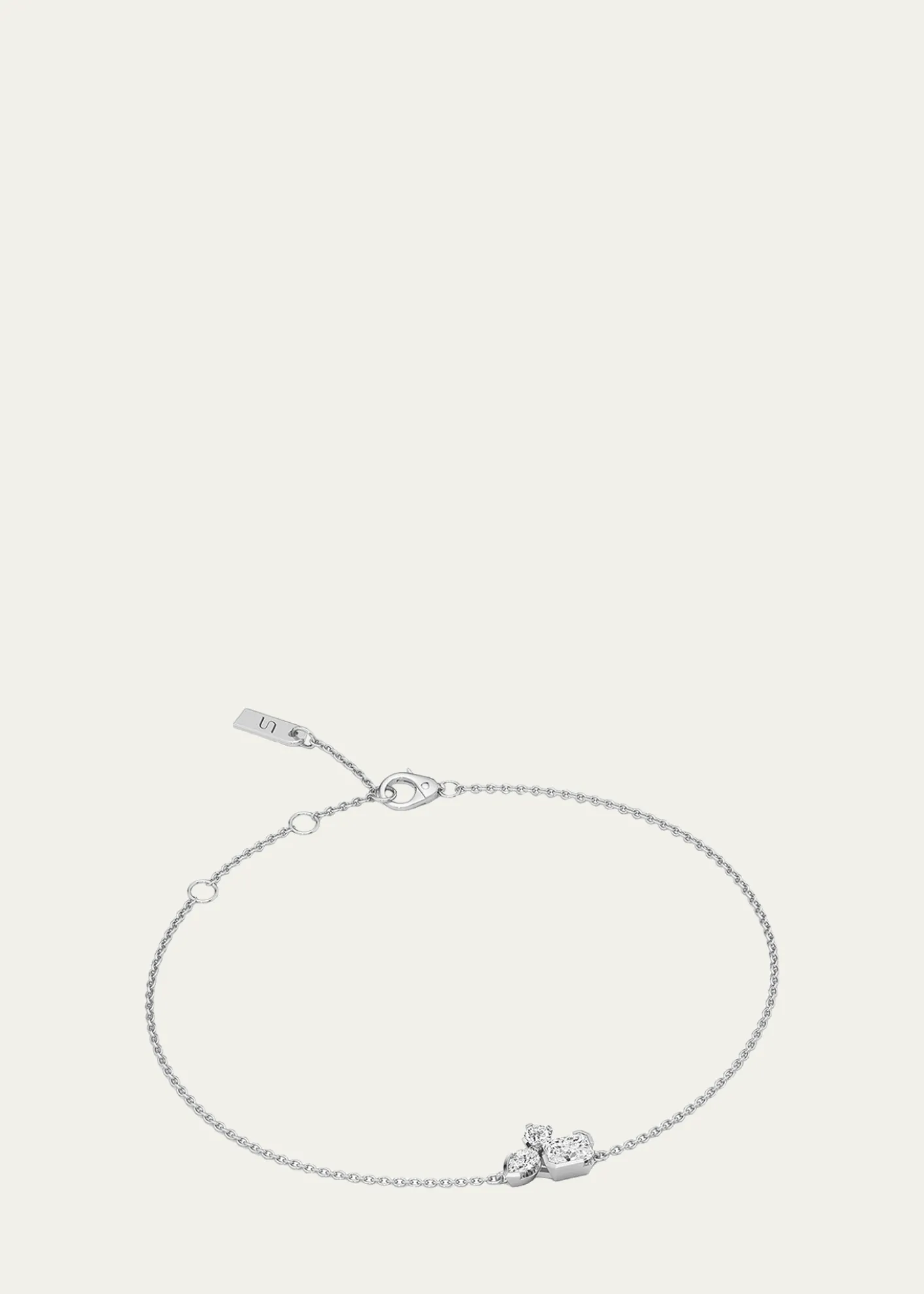 UnsaidMeta Lab-Grown Diamond Cluster Bracelet