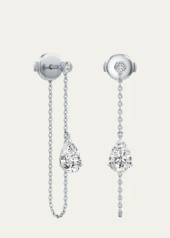 UnsaidTear Lab-Grown Diamond Pure Drop Earrings