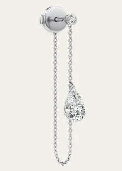 UnsaidTear Lab-Grown Diamond Pure Drop Earrings
