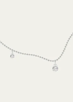 UnsaidTear Lab-Grown Diamond Curve Necklace