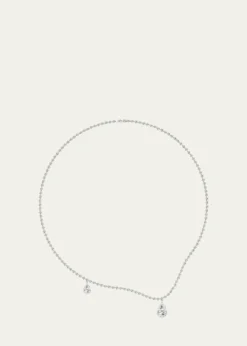 UnsaidTear Lab-Grown Diamond Curve Necklace
