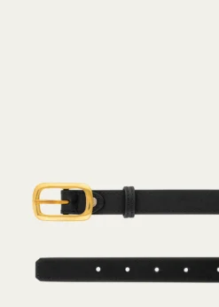 Vaincourt ParisLa Petite Captivante Leather & Brass Belt