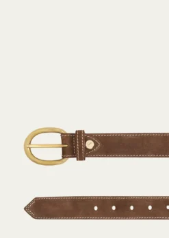 Vaincourt ParisLa Vaillante Suede & Brass Belt