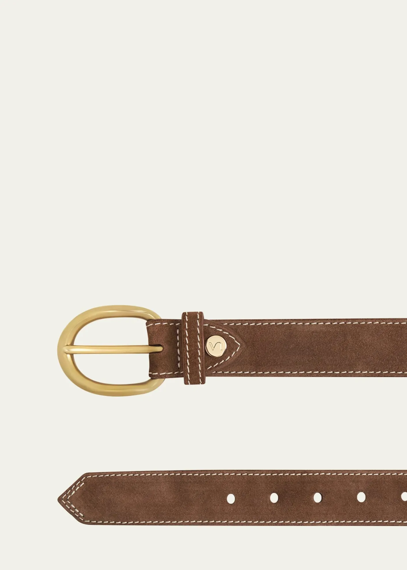 Vaincourt ParisLa Vaillante Suede & Brass Belt