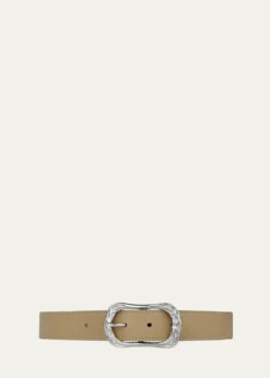 Vaincourt ParisLa Voluptueuse Buckle Leather Belt