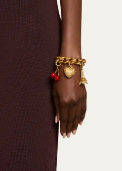 Valentino GaravaniChez Valentino Bracelet in Metal, Enamel and Swarovski® Crystals