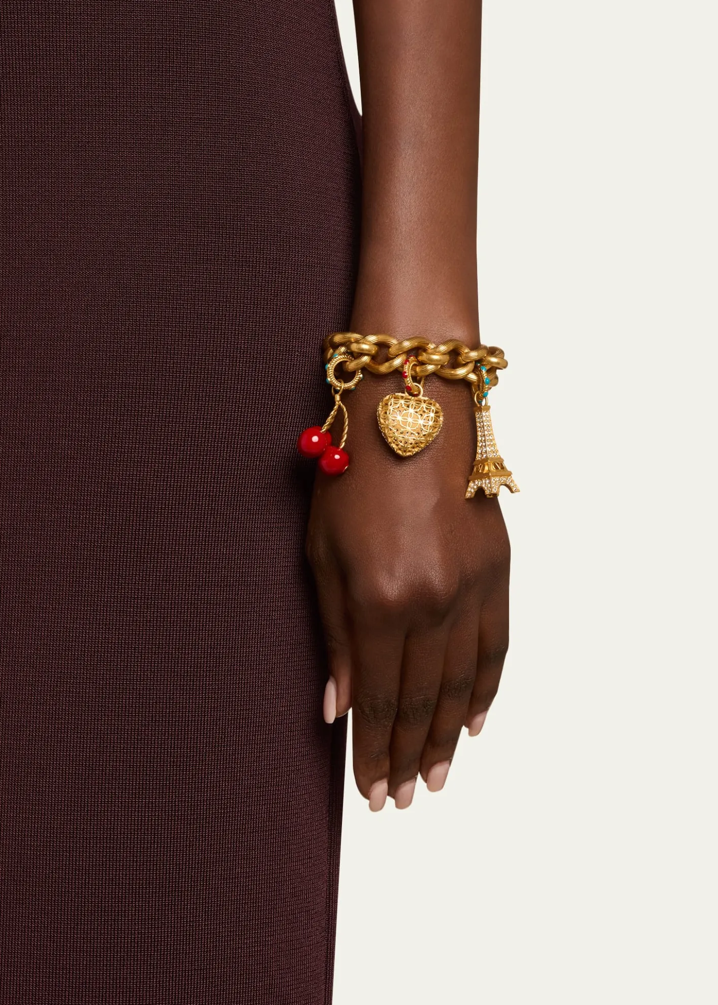 Valentino GaravaniChez Valentino Bracelet in Metal, Enamel and Swarovski® Crystals