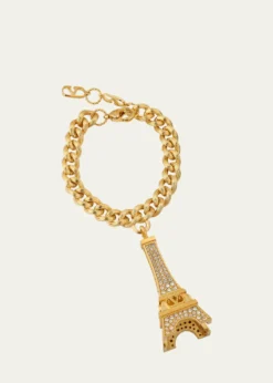 Valentino GaravaniChez Valentino Bracelet with Eiffel Tower