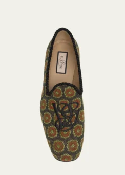 Valentino GaravaniMen's Les Alcovettes Jacquard Loafers