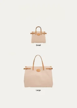 Valentino GaravaniAntibes Small Canvas Shopping Tote Bag
