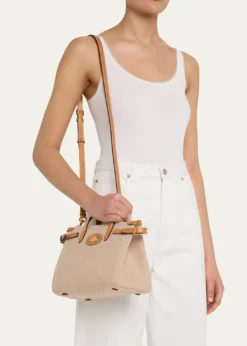 Valentino GaravaniAntibes Small Canvas Shopping Tote Bag