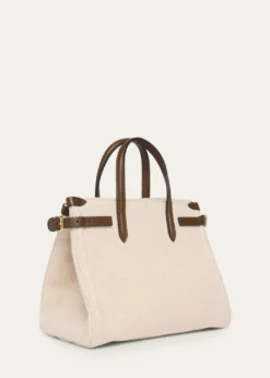 Valentino GaravaniAntibes Small Floral-Embroidered Shopping Tote Bag
