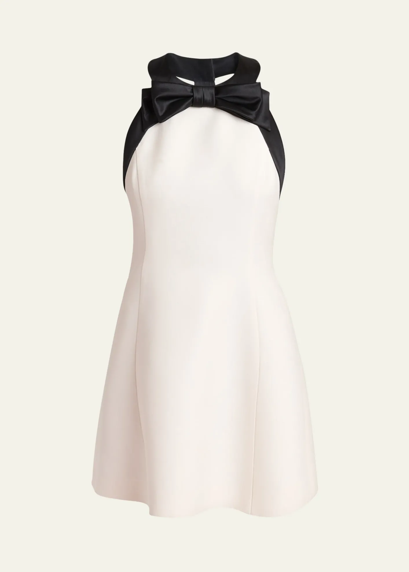 Valentino GaravaniBow-Accented Mini Dress