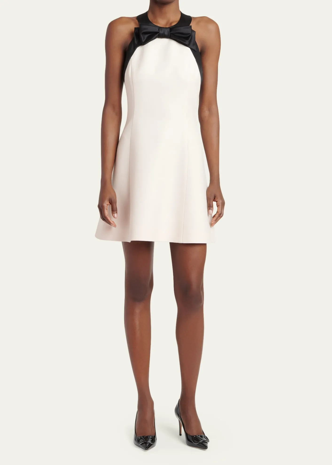 Valentino GaravaniBow-Accented Mini Dress