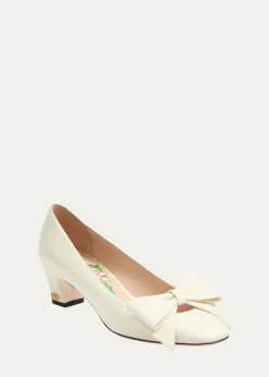 Valentino GaravaniBowow Leather Pumps