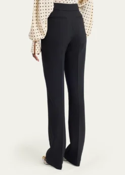 Valentino GaravaniButton-Front Straight-Leg Trousers