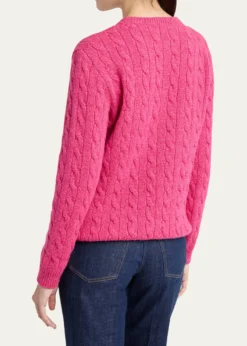 Valentino GaravaniCable Knit Crewneck Sweater
