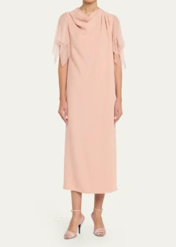 Valentino GaravaniCampiona Draped Silk Dress