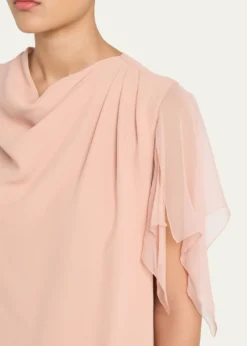 Valentino GaravaniCampiona Draped Silk Dress
