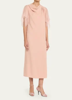 Valentino GaravaniCampiona Draped Silk Dress