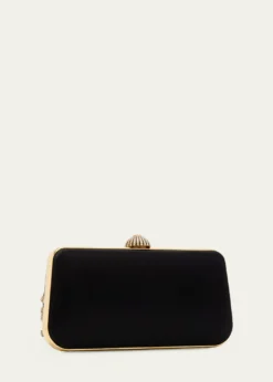 Valentino GaravaniCarry Secrets Sequin Floral Satin Clutch Bag