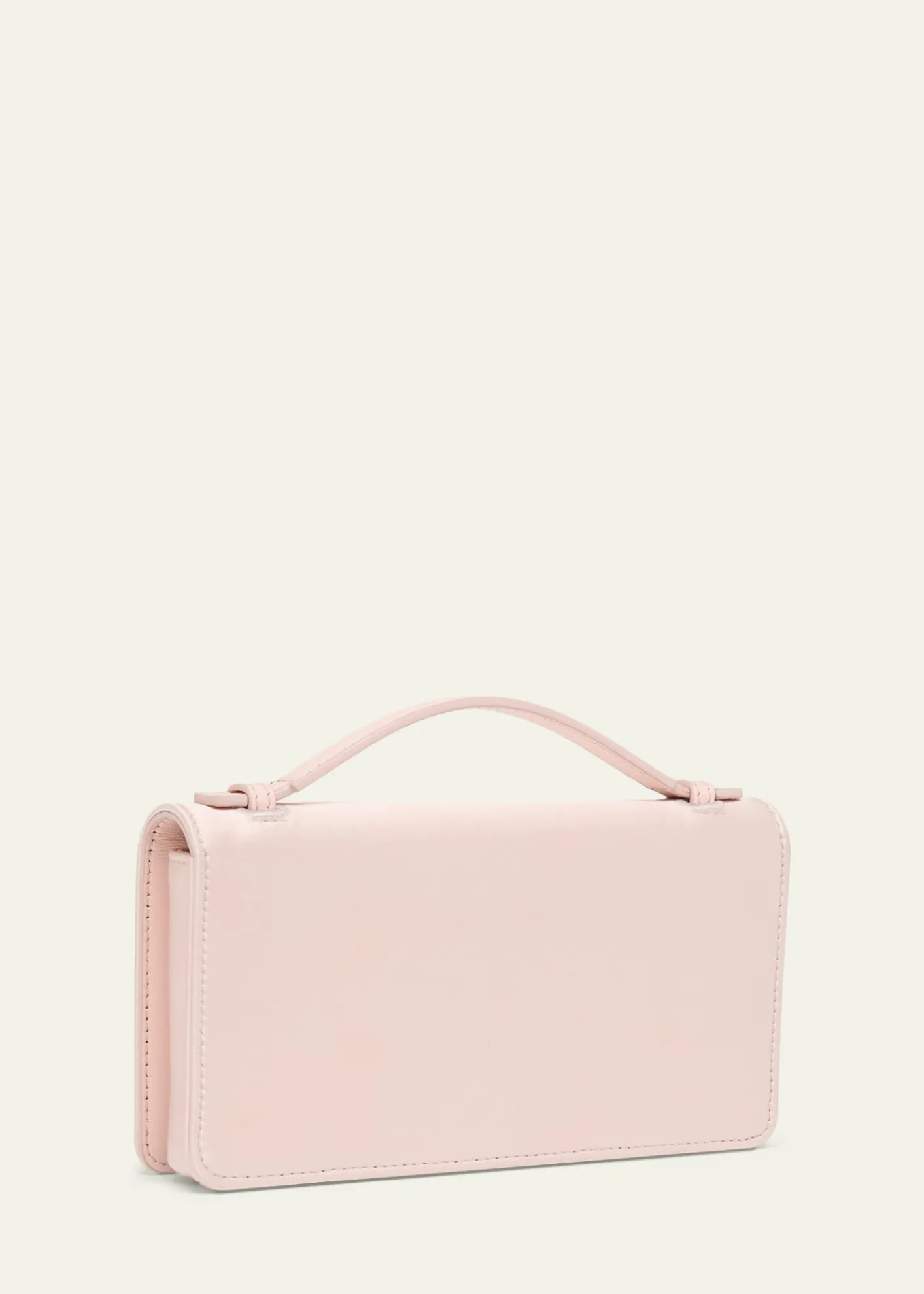 Valentino GaravaniCrystal VLogo Satin Top-Handle Bag