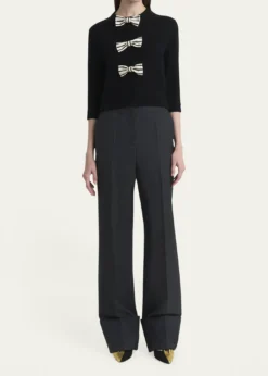 Valentino GaravaniCuffed Wool Trousers