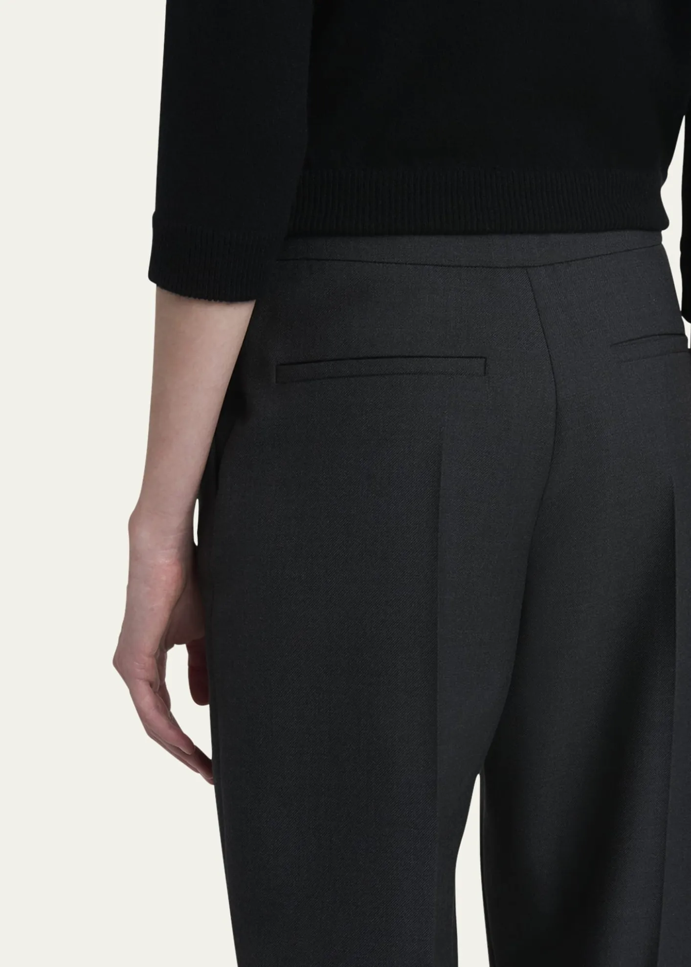 Valentino GaravaniCuffed Wool Trousers