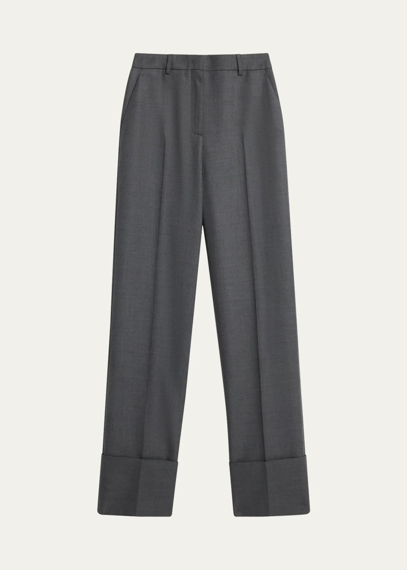 Valentino GaravaniCuffed Wool Trousers