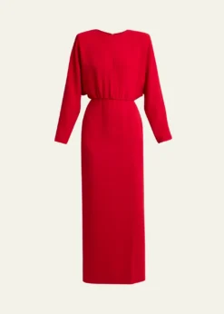 Valentino GaravaniCutout Silk Column Maxi Dress