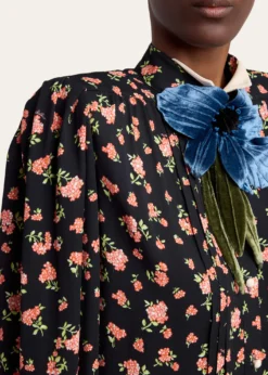 Valentino GaravaniEmbellished Floral-Print Shirt
