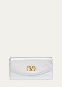 Valentino GaravaniLaminated Leather Bag