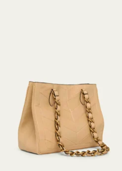 Valentino GaravaniLaseine Small Nappa Leather Shopping Bag