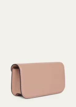 Valentino GaravaniLoco Crystal VLogo Leather Shoulder Bag