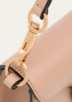 Valentino GaravaniLoco Small Leather Top-Handle Bag with Jewel VLogo